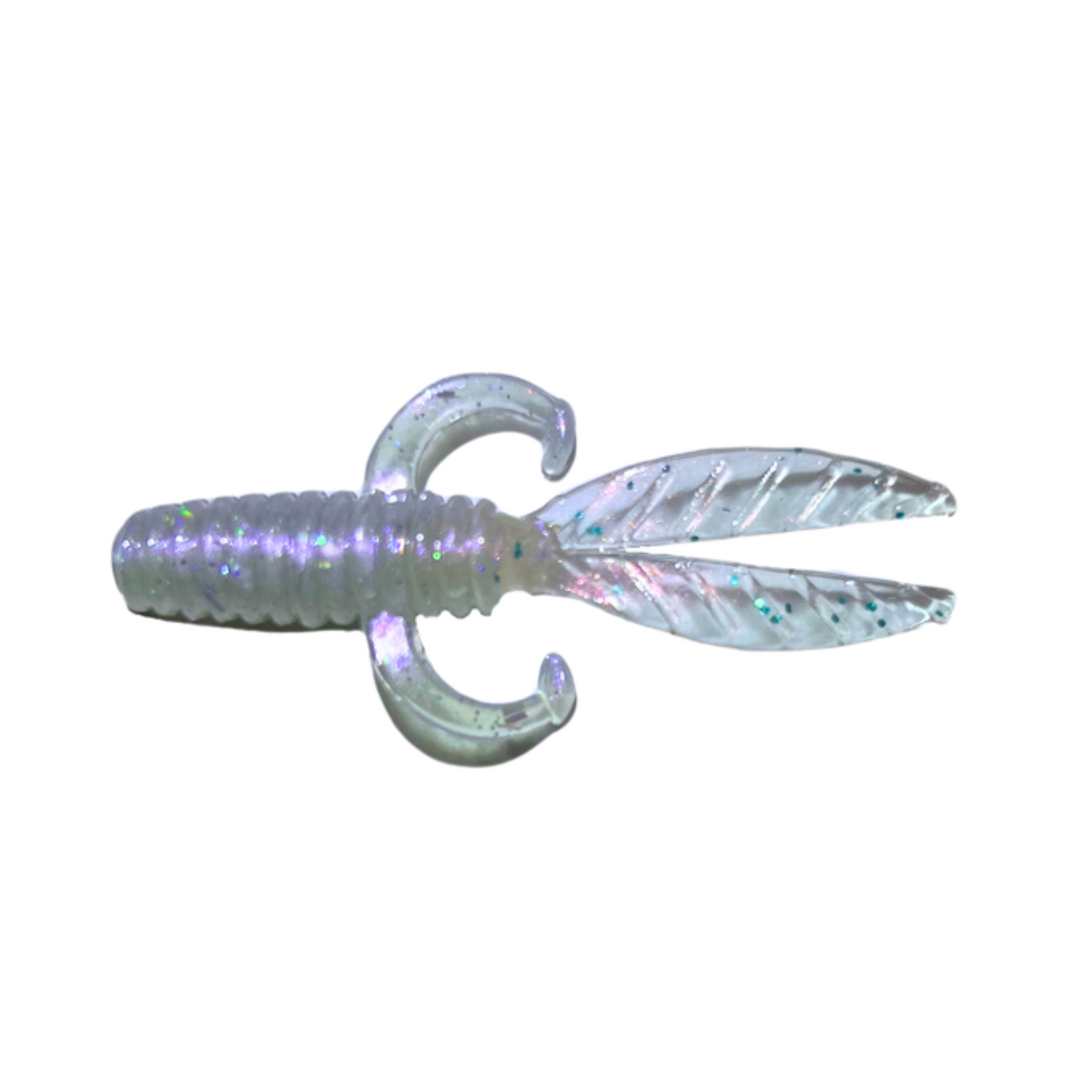 Slab Bug Crappie Lure in Phantom color, a semi-transparent design with ghostly hues, ideal for finicky fish in clear water.