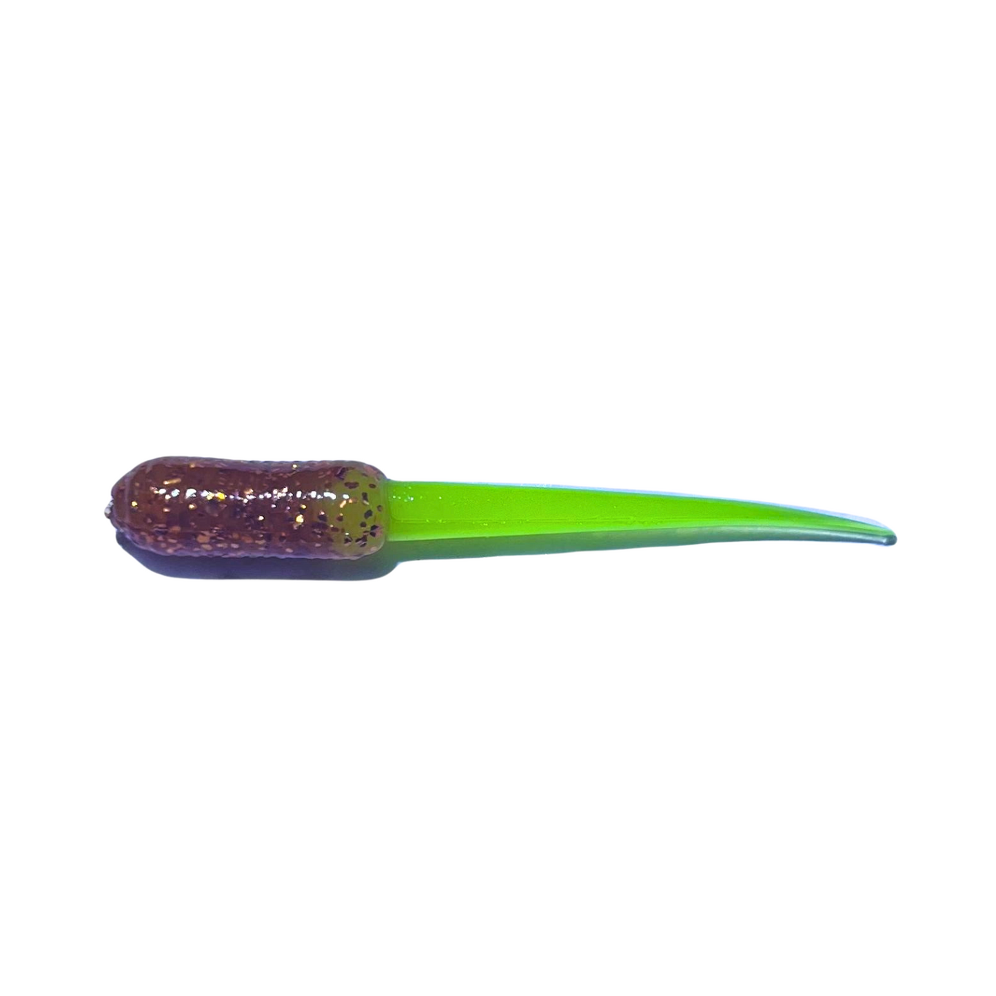 Slab Stinger Crappie Lure in Copper Mine color, a metallic copper tone that reflects light, perfect for sunny conditions or deep water.